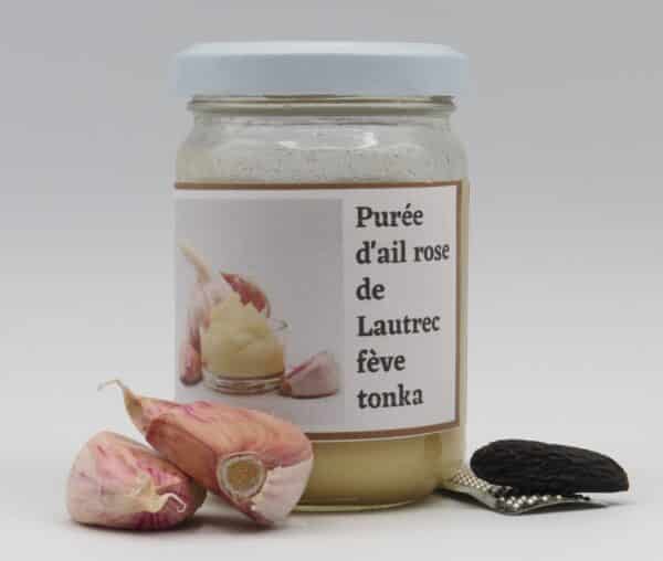 Purée d'ail rose de Lautrec fève tonka 120g