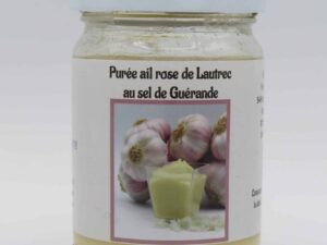 Purée ail rose de Lautrec nature au sel de Guérande 120g
