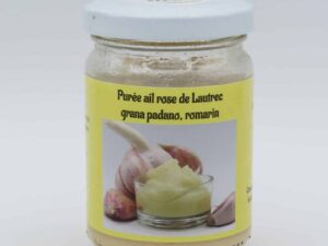 Purée ail rose de Lautrec grana padano  romarin 120g