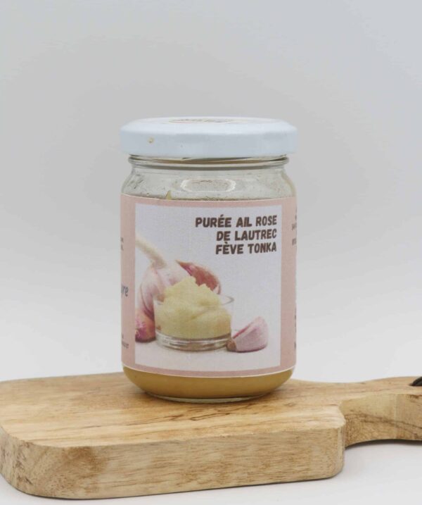 Purée d'ail rose de Lautrec fève tonka 120g