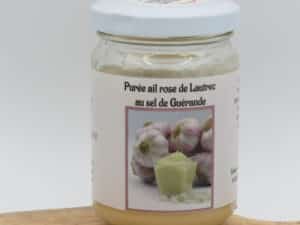 Purée ail rose de Lautrec nature au sel de Guérande 120g