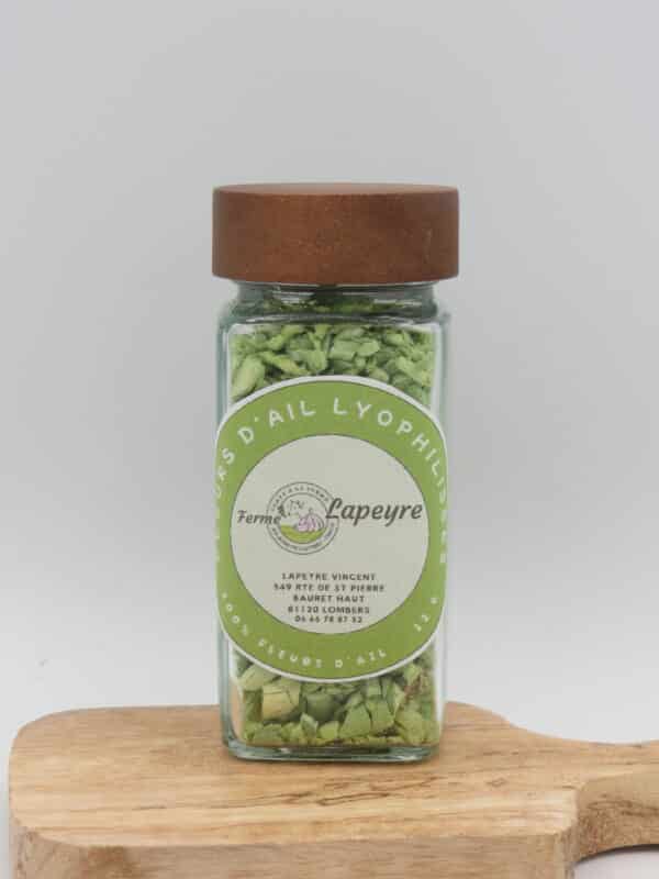 Fleurs d'ail lyophilisées 12 g